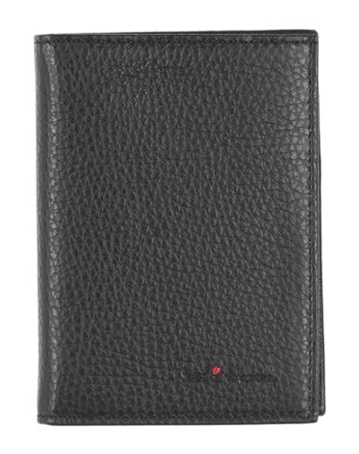 Shop Kiton Man Wallet Black Size - Soft Leather