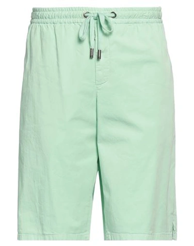 Dolce & Gabbana Man Shorts & Bermuda Shorts Light Green Size 28 Cotton, Elastane In Green