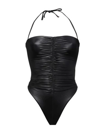 Shop Saint Laurent Woman One-piece Swimsuit Black Size M Polyamide, Elastane