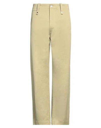 Burberry Man Pants Sage Green Size L Cotton In Sage Green