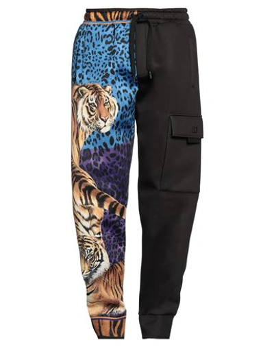Shop Dolce & Gabbana Man Pants Black Size 42 Polyester, Brass