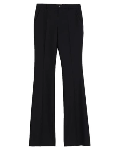 Shop Saint Laurent Woman Pants Black Size 10 Wool
