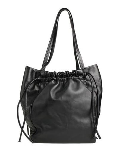 Shop Proenza Schouler Woman Shoulder Bag Black Size - Leather