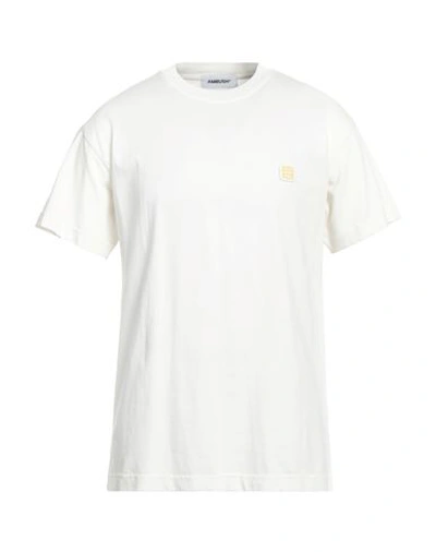 Shop Ambush Man T-shirt Off White Size L Cotton, Polyester