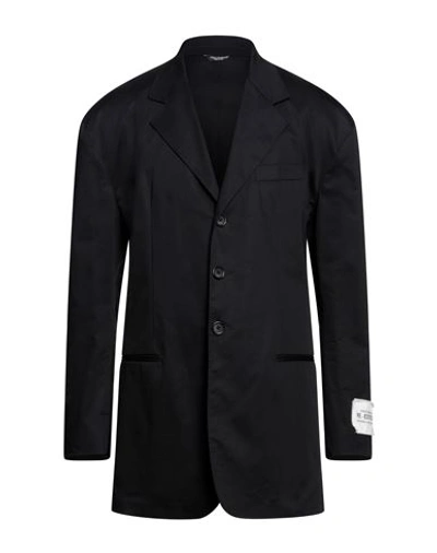 Shop Dolce & Gabbana Man Blazer Black Size 42 Cotton, Elastane