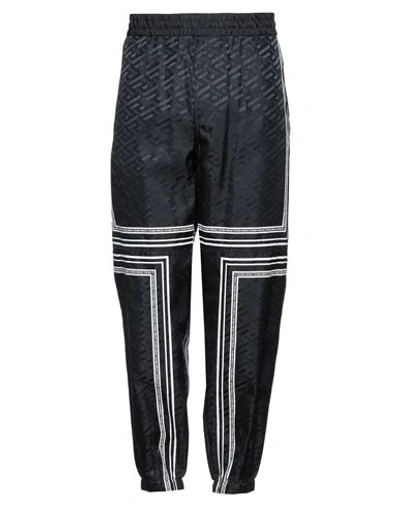 Shop Versace Man Pants Black Size 36 Polyamide