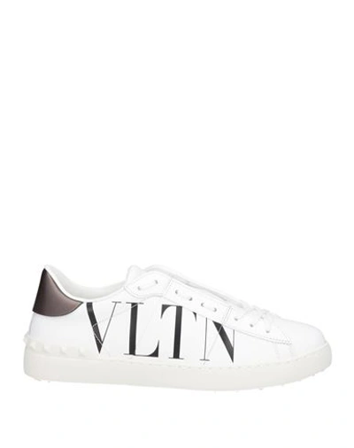 Shop Valentino Garavani Man Sneakers White Size 7.5 Soft Leather