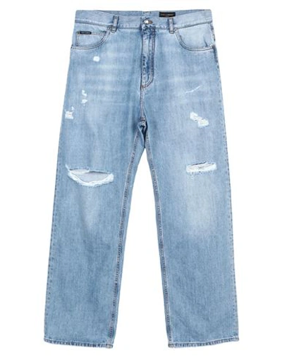 Shop Dolce & Gabbana Man Jeans Blue Size 36 Cotton