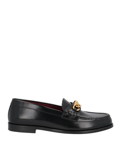 Shop Valentino Garavani Man Loafers Black Size 10 Soft Leather