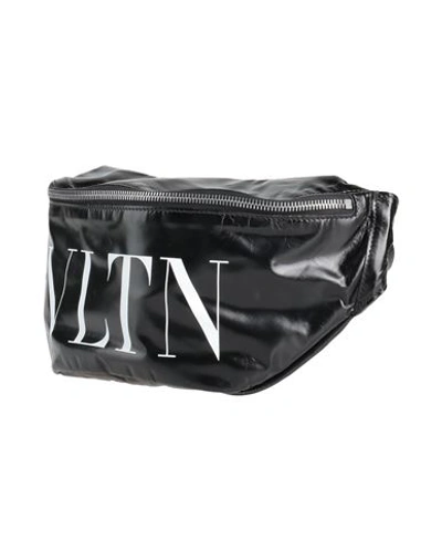 Shop Valentino Garavani Man Belt Bag Black Size - Calfskin