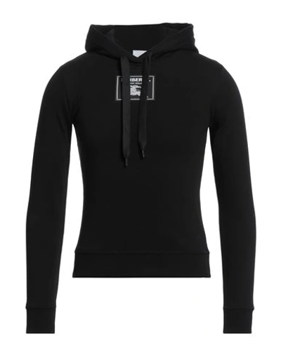 Shop Burberry Woman Sweatshirt Black Size M Cotton, Elastane
