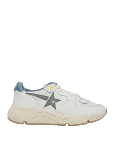 Shop Golden Goose Man Sneakers Off White Size 7 Leather