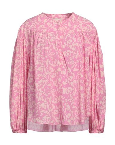 Shop Isabel Marant Woman Top Pink Size 12 Silk, Elastane