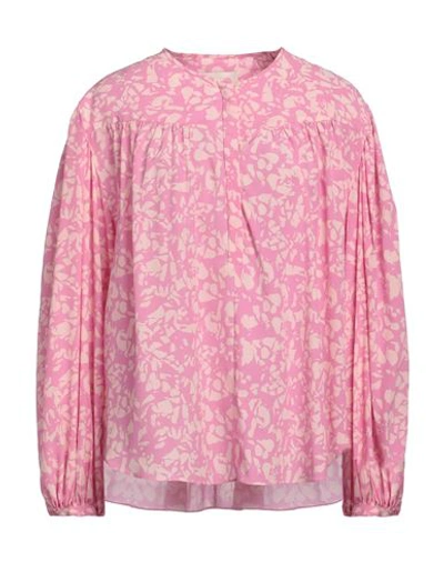 Isabel Marant Woman Top Pink Size 10 Silk, Elastane In Pink