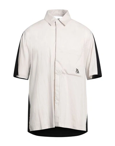 Shop Ambush Man Shirt Beige Size L Cotton, Nylon, Polyurethane