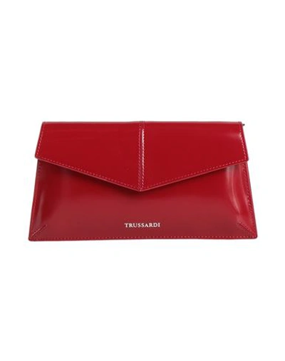Shop Trussardi Woman Handbag Red Size - Ovine Leather