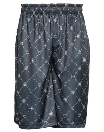 Shop Marni Man Shorts & Bermuda Shorts Midnight Blue Size 30 Polyester