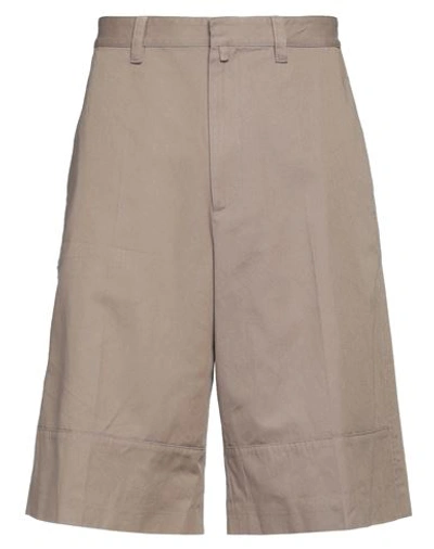 Shop Ambush Man Shorts & Bermuda Shorts Dove Grey Size L Cotton