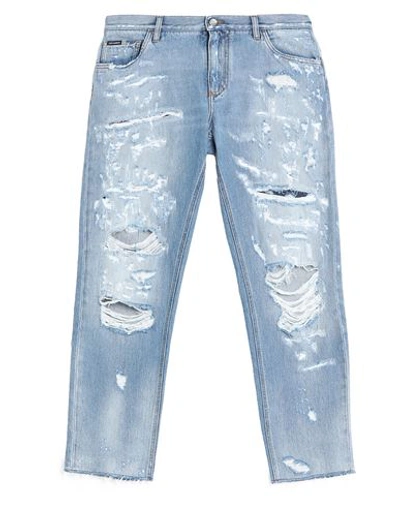 Shop Dolce & Gabbana Man Jeans Blue Size 36 Cotton