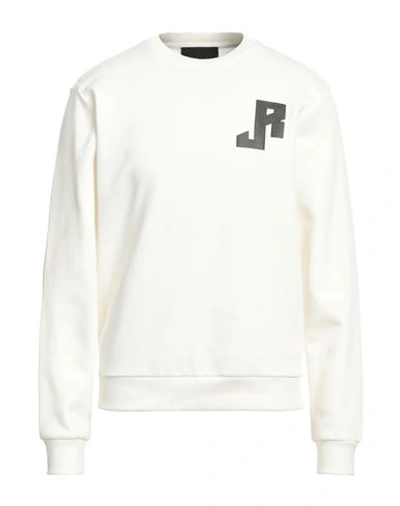 Shop John Richmond Man Sweatshirt White Size Xxl Cotton, Polyester