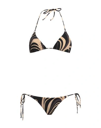 Shop Siyu Woman Bikini Sand Size 8 Polyamide, Elastane In Beige