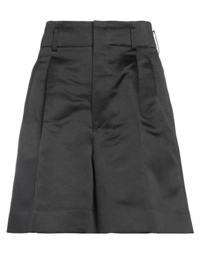Shop Comme Des Garçons Woman Shorts & Bermuda Shorts Black Size M Cupro