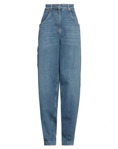 Etro Woman Jeans Blue Size 29 Cotton, Elastane, Polyester, Viscose In Blue