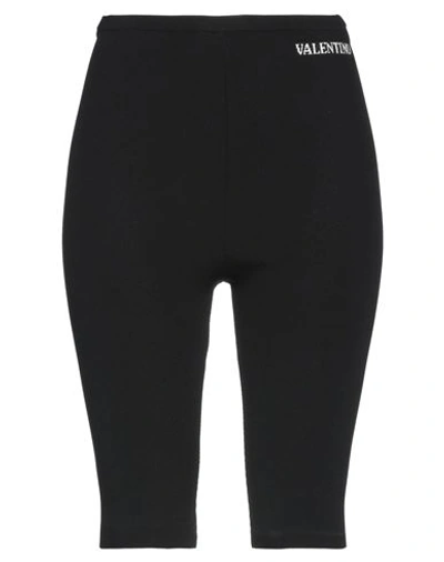 Shop Valentino Garavani Woman Shorts & Bermuda Shorts Black Size S Viscose, Polyamide, Polyester, Elastan