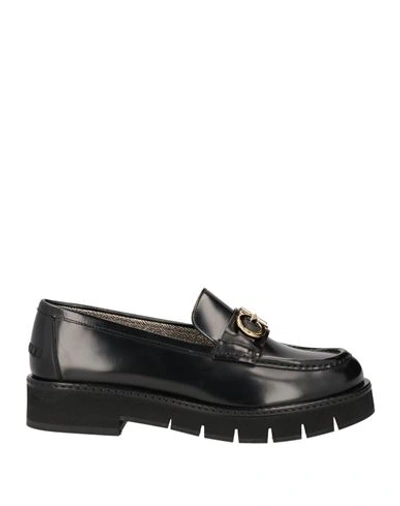 Shop Ferragamo Woman Loafers Black Size 5.5 Calfskin