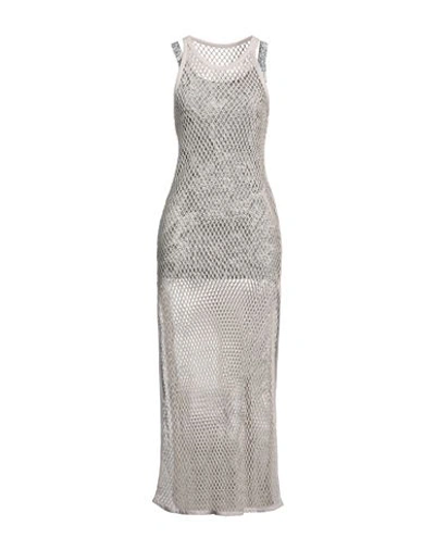 Shop Etro Woman Maxi Dress Beige Size 6 Cotton