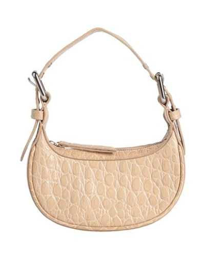 Shop By Far Woman Handbag Beige Size - Cowhide