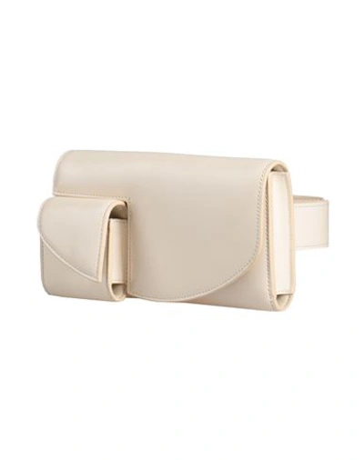Shop The Row Woman Belt Bag Cream Size - Leather In White