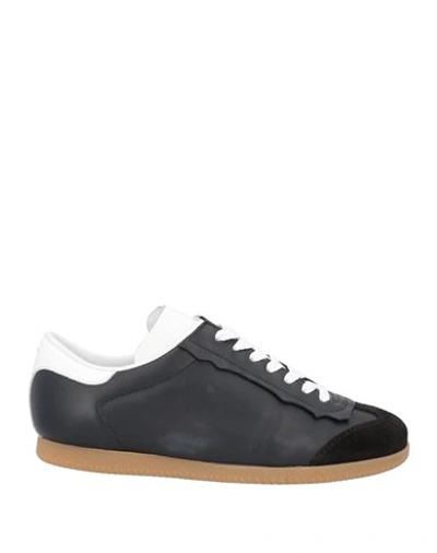 Shop Maison Margiela Woman Sneakers Black Size 5 Soft Leather