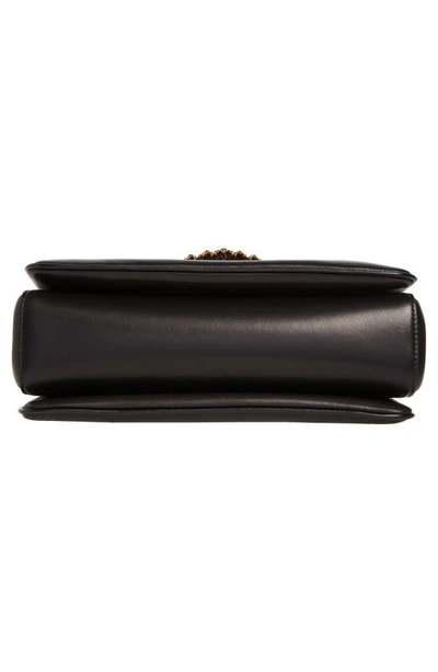 Shop Dolce & Gabbana Devotion Leather Top Handle Bag In Black