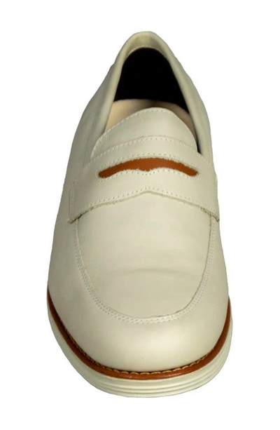 Shop Sandro Moscoloni Natal Penny Loafer In White Tan