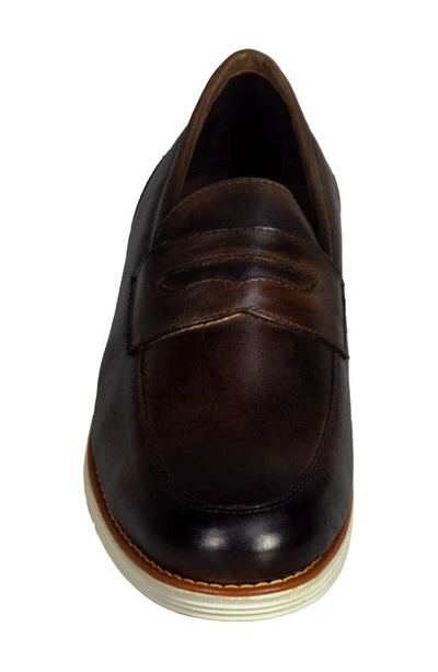 Shop Sandro Moscoloni Natal Penny Loafer In Brown