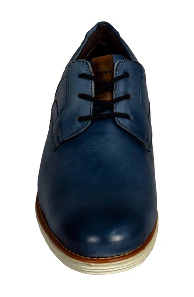 Shop Sandro Moscoloni Franca Plain Toe Derby In Blue