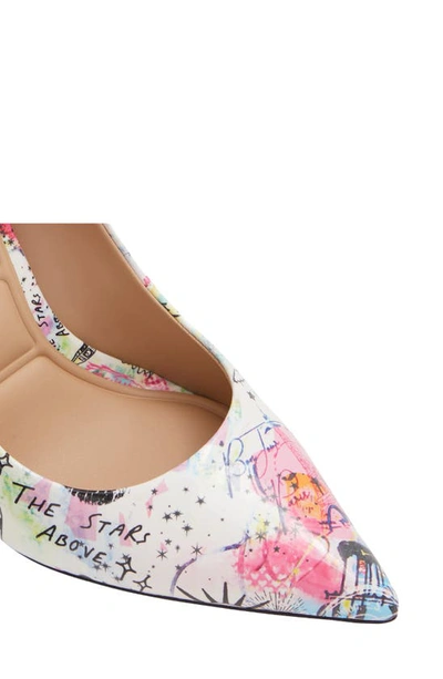 Aldo Stessy 2.0 Pointed Toe Pump In Ivory Multi