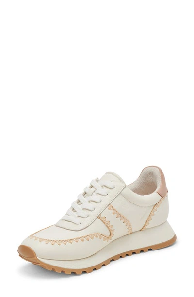 Shop Dolce Vita Ayita Sneaker In White Leather