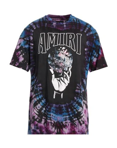 Shop Amiri Man T-shirt Black Size S Cotton