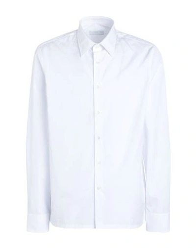 Shop Prada Man Shirt White Size 16 ½ Cotton