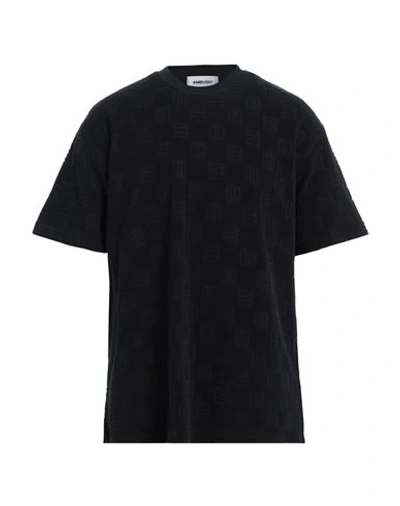 Shop Ambush Man T-shirt Black Size L Cotton, Polyamide, Elastane