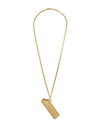 Shop Ambush Man Necklace Gold Size - Metal