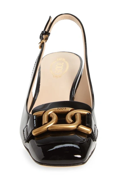 Shop Tod's Kate Slingback Pump In Nero