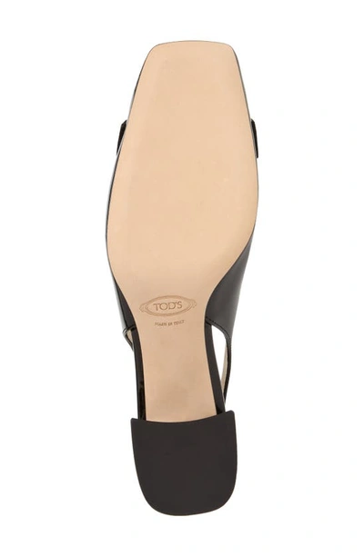 Shop Tod's Kate Slingback Pump In Nero