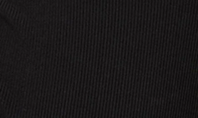 Edikted Gloria Lace Detail Rib Bodysuit In Black