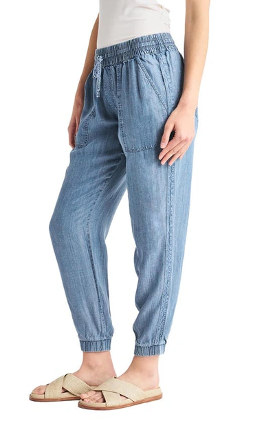 Splendid Lakeside Chambray Indigo Jogger Pants In Indigo