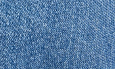 Shop Alaïa Cotton Denim Pencil Skirt In Bleu Vintage