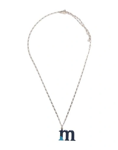 Shop Chloé Woman Necklace Midnight Blue Size - Metal