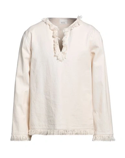 Shop Isabel Marant Man Shirt Ivory Size L Cotton In White
